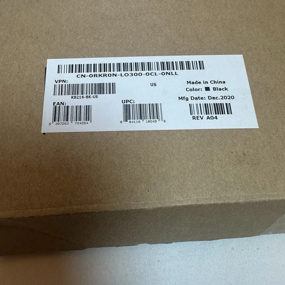 Dell KB216-BK-US Wired Keyboard -‎ Black